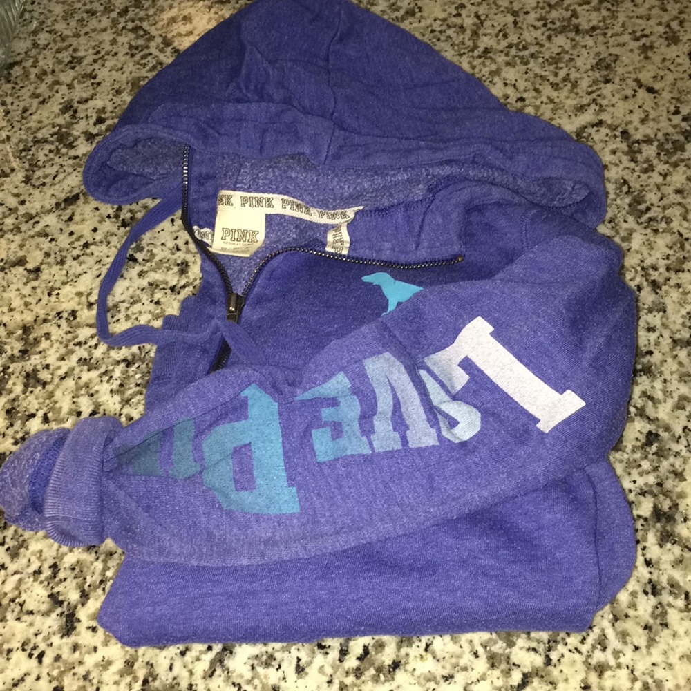 VS PINK quarter zip hoodie
